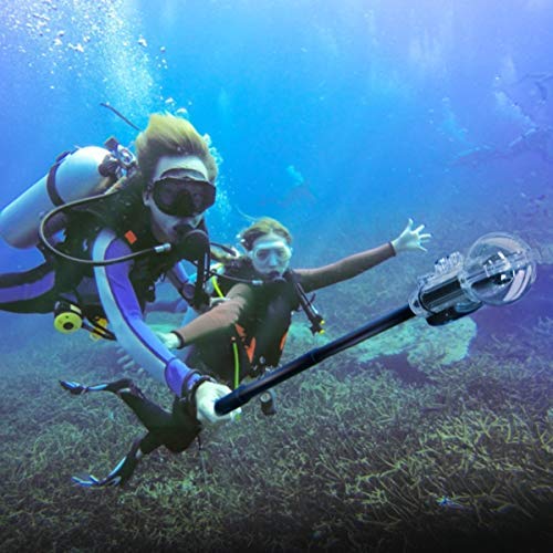 Invisible Monopod Selfie Stick for Insta360 One X3/X2/Rs Plus, Hero 13/12/11/10/9, SJCAM, Smartphones & Other Action Camera - Waterproof, Adjustable