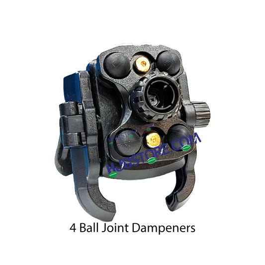 HJG Compact Pro 7578 Shockproof Mobile Holder with Jaw Grip Damper Anti Vibration for Bike, Two Wheelers Universal HJG Mobile Holder Pro Spider Anti-Shake Anti-Theft Zero Vibration Shockproof Mobile Holder 4 Vibration Proof Ball Joints LIU HJG Holder