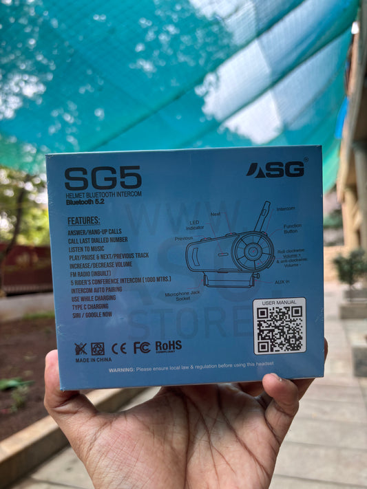 SG5 Bluetooth Intercom New Version