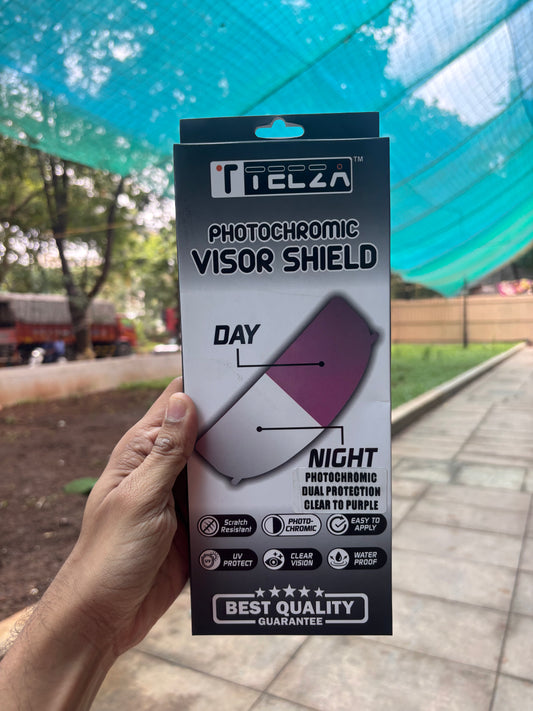 Tecza PHOTOCHROMIC VISOR SHIELD-PURPLE