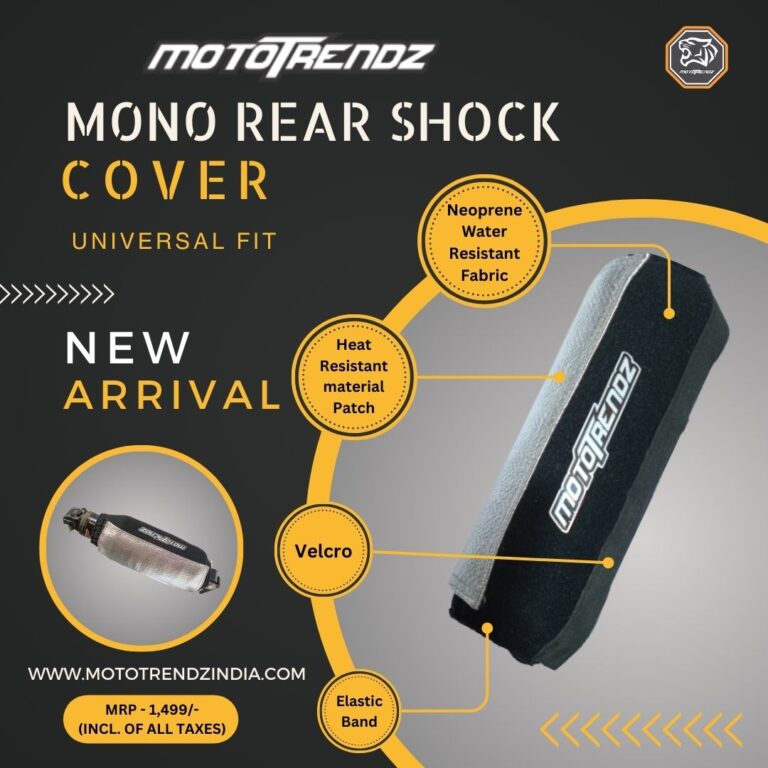Mototrendz MONO REAR SHOCK COVER | Universal Fit | ( For Shock Up With length up to 25 cm)