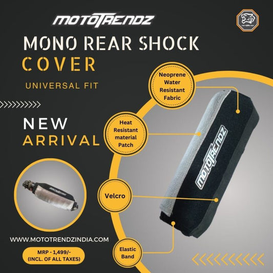 Mototrendz MONO REAR SHOCK COVER | Universal Fit | ( For Shock Up With length up to 25 cm)
