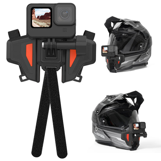 TELESIN Motorcycle Helmet Chin Strap Mount V2 for Action Camera
