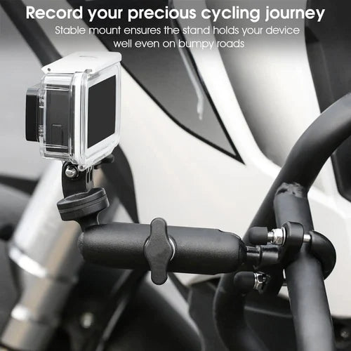 Motowolf Action Camera Holder for Motorcycle Handlebar