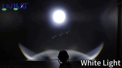 HJG Terminator 2 Projector Foglight 100W with Laser Spot and Wide Spread Red DRL/White/Yellow/Warm White Light 100W Foglight Ultra Wide Dual Intensity LED Driving Fog Lights 3000K/4300K/6500K Universal For All Cars & Bikes LIU HJG Terminator 2 Bi Foglight