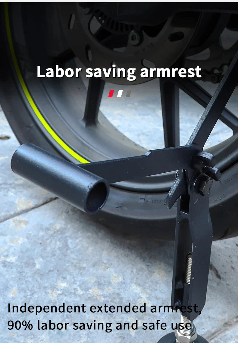 Moto Jack Side Stand Portable Jack - Universal for chain lube and cleaning