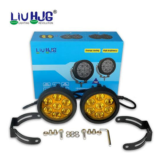 HJG 70 Watts Round Fog Lights
