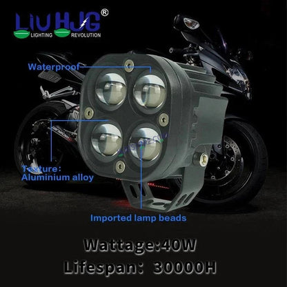 HJG 4x4 CREE LED Foglight Rectangle Mini Rgbw 12v Modular Offroad Led Pods Laser Rgb 3 Inch Led Work Light, Set of 2 HJG Foglight