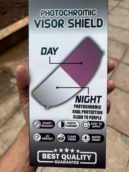 Tecza PHOTOCHROMIC VISOR SHIELD-PURPLE