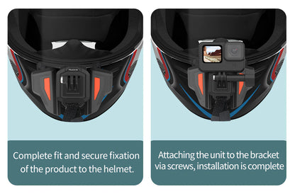 TELESIN Motorcycle Helmet Chin Strap Mount V2 for Action Camera